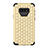 Funda Bumper Silicona y Plastico Carcasa Frontal y Trasera 360 Grados Bling-Bling U01 para Samsung Galaxy Note 9 Oro y Negro