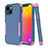 Funda Bumper Silicona y Plastico Carcasa Frontal y Trasera 360 Grados para Apple iPhone 13 Multicolor