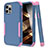 Funda Bumper Silicona y Plastico Carcasa Frontal y Trasera 360 Grados para Apple iPhone 14 Pro Max Multicolor