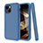 Funda Bumper Silicona y Plastico Carcasa Frontal y Trasera 360 Grados para Apple iPhone 15 Azul