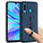 Funda Bumper Silicona y Plastico Mate Carcasa con Anillo de dedo Soporte S04 para Huawei P30 Lite New Edition Azul