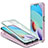 Funda Bumper Silicona y Plastico Mate Carcasa con Magnetico Anillo de dedo Soporte MQ6 para Xiaomi Redmi Note 11 4G (2021) Multicolor