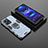 Funda Bumper Silicona y Plastico Mate Carcasa con Magnetico Anillo de dedo Soporte para Xiaomi Redmi Note 12 Explorer Azul
