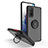 Funda Bumper Silicona y Plastico Mate Carcasa con Magnetico Anillo de dedo Soporte QW2 para Samsung Galaxy S20 Lite 5G Rojo y Negro