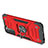 Funda Bumper Silicona y Plastico Mate Carcasa con Magnetico Anillo de dedo Soporte T05 para Samsung Galaxy S21 FE 5G Rojo