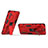 Funda Bumper Silicona y Plastico Mate Carcasa con Magnetico Soporte T02 para Samsung Galaxy S23 FE 5G Rojo