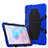 Funda Bumper Silicona y Plastico Mate Carcasa con Soporte A01 para Samsung Galaxy Tab S6 10.5 SM-T860 Azul