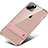 Funda Bumper Silicona y Plastico Mate Carcasa con Soporte A02 para Apple iPhone 11 Pro Max Oro Rosa