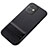 Funda Bumper Silicona y Plastico Mate Carcasa con Soporte A05 para Apple iPhone 11 Negro