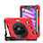 Funda Bumper Silicona y Plastico Mate Carcasa con Soporte H01 para Apple iPad Mini 6 Rojo