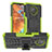 Funda Bumper Silicona y Plastico Mate Carcasa con Soporte JX1 para Nokia G300 5G Verde