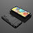 Funda Bumper Silicona y Plastico Mate Carcasa con Soporte KC1 para Samsung Galaxy A51 5G Negro