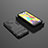 Funda Bumper Silicona y Plastico Mate Carcasa con Soporte KC1 para Samsung Galaxy M31 Prime Edition Negro