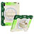 Funda Bumper Silicona y Plastico Mate Carcasa con Soporte L01 para Apple iPad 10.9 (2022) Verde