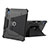 Funda Bumper Silicona y Plastico Mate Carcasa con Soporte L05 para Apple iPad 10.9 (2022) Negro