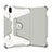 Funda Bumper Silicona y Plastico Mate Carcasa con Soporte L05 para Apple iPad Mini 6 Gris