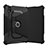 Funda Bumper Silicona y Plastico Mate Carcasa con Soporte L05 para Apple iPad Mini 6 Negro