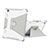 Funda Bumper Silicona y Plastico Mate Carcasa con Soporte L05 para Apple iPad Pro 12.9 (2021) Gris