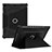 Funda Bumper Silicona y Plastico Mate Carcasa con Soporte L05 para Apple New iPad 9.7 (2017) Negro