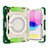 Funda Bumper Silicona y Plastico Mate Carcasa con Soporte L11 para Apple iPad 10.9 (2022) Verde