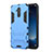 Funda Bumper Silicona y Plastico Mate Carcasa con Soporte para Huawei Mate 20 Lite Azul