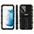 Funda Bumper Silicona y Plastico Mate Carcasa con Soporte para Samsung Galaxy S21 5G Multicolor