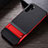 Funda Bumper Silicona y Plastico Mate Carcasa con Soporte R01 para Huawei P30 Pro New Edition Rojo