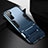 Funda Bumper Silicona y Plastico Mate Carcasa con Soporte R01 para Huawei P40 Lite 5G Azul