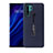 Funda Bumper Silicona y Plastico Mate Carcasa con Soporte T01 para Huawei P30 Pro New Edition Azul