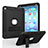 Funda Bumper Silicona y Plastico Mate Carcasa con Soporte YJ1 para Apple iPad Air 3 Negro