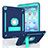 Funda Bumper Silicona y Plastico Mate Carcasa con Soporte YJ1 para Apple iPad Pro 10.5 Azul