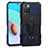 Funda Bumper Silicona y Plastico Mate Carcasa con Soporte ZJ2 para Xiaomi Redmi Note 11 4G (2021) Azul
