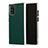 Funda Bumper Silicona y Plastico Mate Carcasa N02 para Samsung Galaxy Note 20 5G Verde Noche