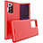 Funda Bumper Silicona y Plastico Mate Carcasa N02 para Samsung Galaxy Note 20 Ultra 5G Rojo