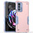 Funda Bumper Silicona y Plastico Mate Carcasa para Motorola Moto Edge S Pro 5G Rosa