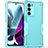 Funda Bumper Silicona y Plastico Mate Carcasa para Motorola Moto Edge S30 5G Cian