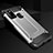 Funda Bumper Silicona y Plastico Mate Carcasa para Samsung Galaxy A21s Plata