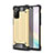 Funda Bumper Silicona y Plastico Mate Carcasa para Samsung Galaxy Note 20 5G Oro