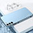 Funda Bumper Silicona y Plastico Mate Carcasa para Samsung Galaxy S21 FE 5G Azul