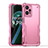 Funda Bumper Silicona y Plastico Mate Carcasa QW1 para Realme 9 Pro 5G Rosa