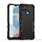 Funda Bumper Silicona y Plastico Mate Carcasa QW1 para Realme C21Y Negro