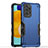 Funda Bumper Silicona y Plastico Mate Carcasa QW1 para Samsung Galaxy A52 4G Azul