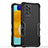 Funda Bumper Silicona y Plastico Mate Carcasa QW1 para Samsung Galaxy A52 4G Negro