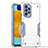 Funda Bumper Silicona y Plastico Mate Carcasa QW1 para Samsung Galaxy A52s 5G Blanco