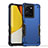 Funda Bumper Silicona y Plastico Mate Carcasa QW1 para Vivo Y35 4G Azul