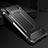 Funda Bumper Silicona y Plastico Mate Carcasa R01 para Samsung Galaxy A90 5G Negro