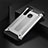 Funda Bumper Silicona y Plastico Mate Carcasa R02 para Xiaomi Redmi Note 8 (2021) Plata