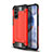 Funda Bumper Silicona y Plastico Mate Carcasa U01 para Huawei Honor 30 Pro+ Plus Rojo