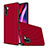 Funda Bumper Silicona y Plastico Mate Carcasa U02 para Samsung Galaxy Note 10 Rojo