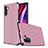 Funda Bumper Silicona y Plastico Mate Carcasa U02 para Samsung Galaxy Note 10 Rosa